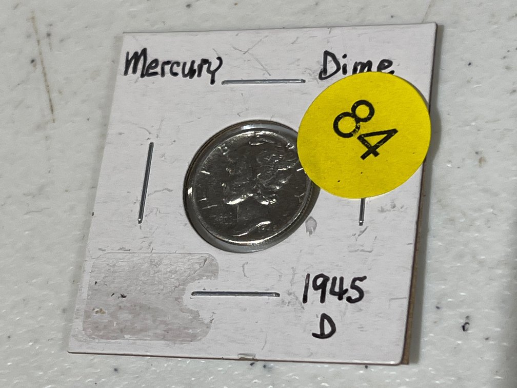 1945 MERCURY DIME