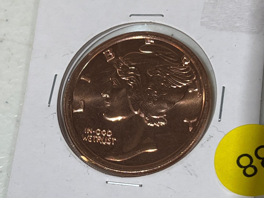 1 OZ COPPER ROUND