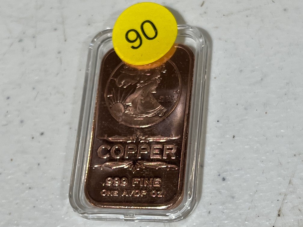1 OZ COPPER BAR