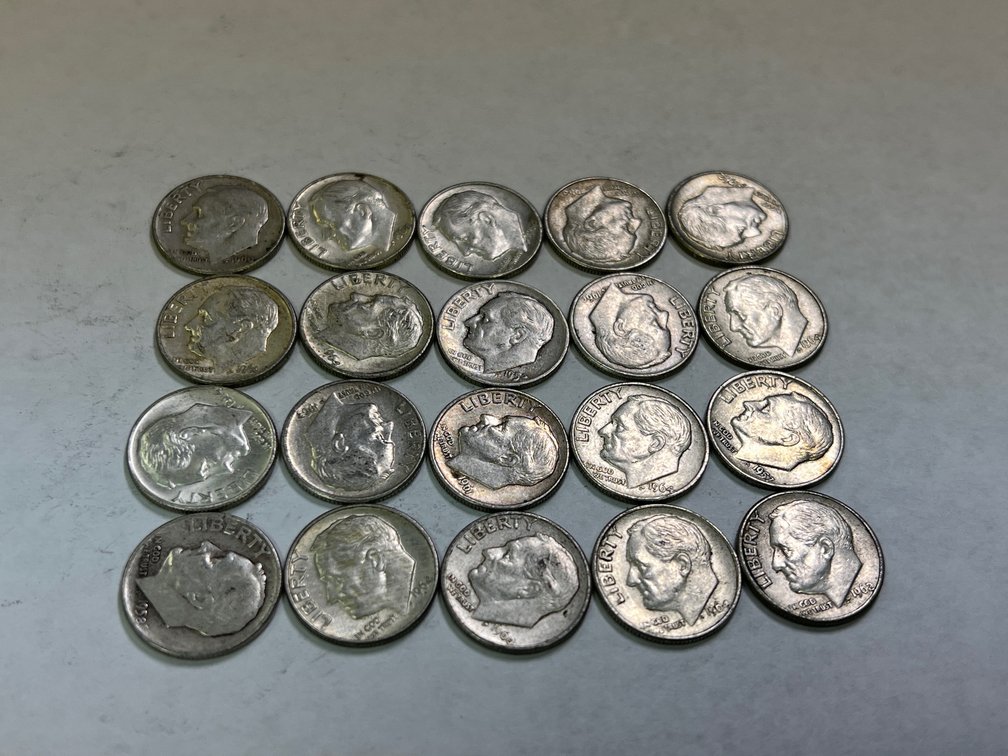 (20) EISENHOWER DIMES