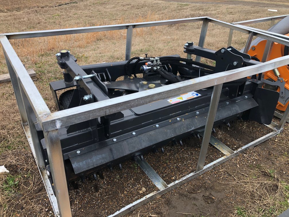 72” SKID STEER POWER RAKE