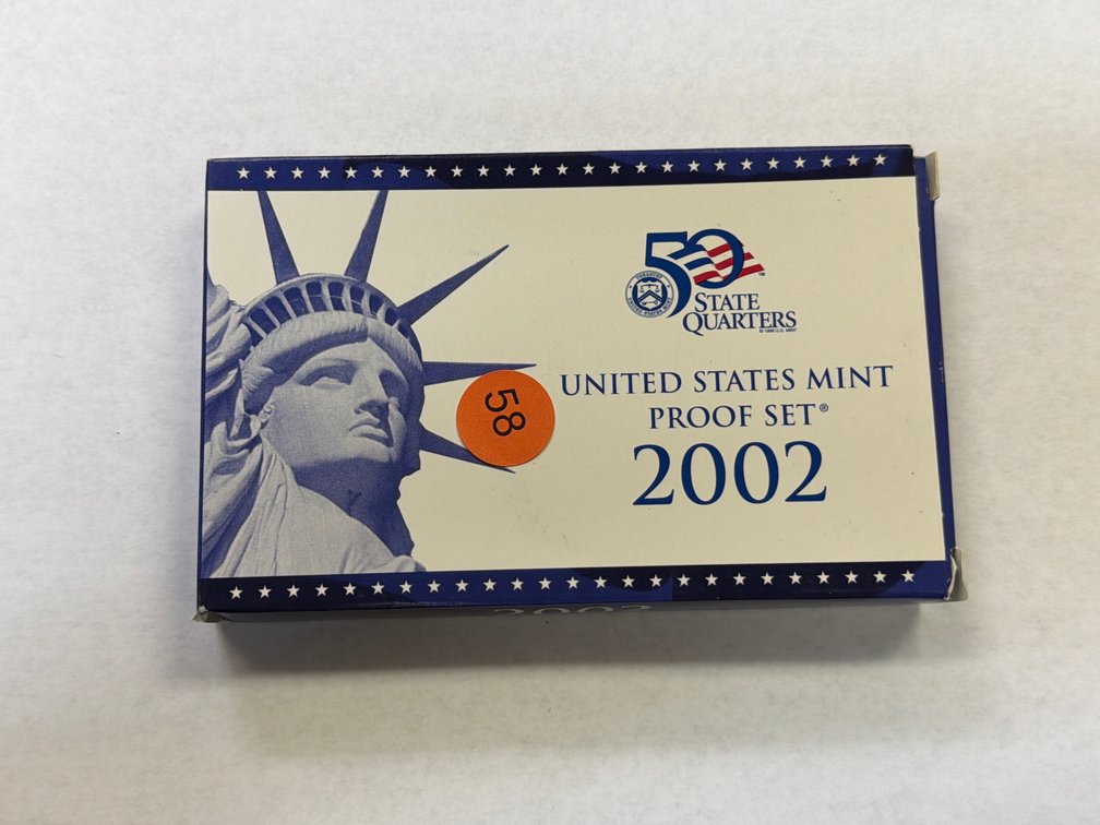 2002 UNITED STATES MINT  PROOF SET