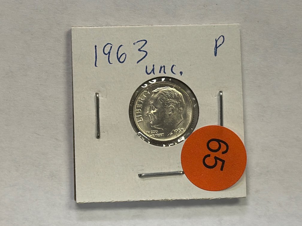 1963 ROOSEVELT DIME
