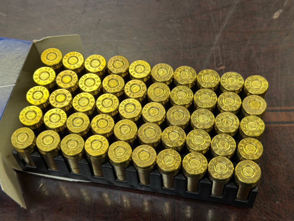 50 ROUNDS OF MAGTECH 45 AUTO AMMO