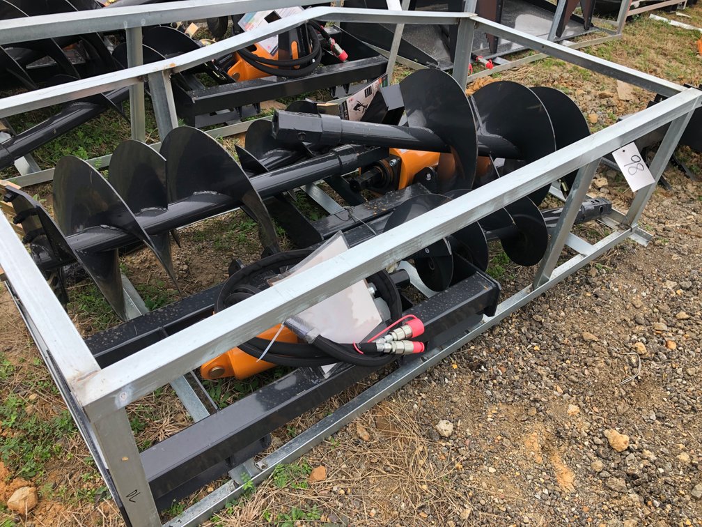 (2) SETS SKID STEER AUGERS