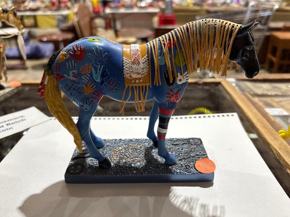 BLUE MEDICINE PAINTED PONY
