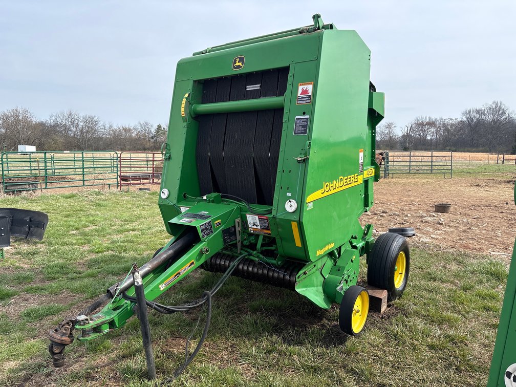 JOHN DEERE 457 MEGA WIDE ROUND BALER