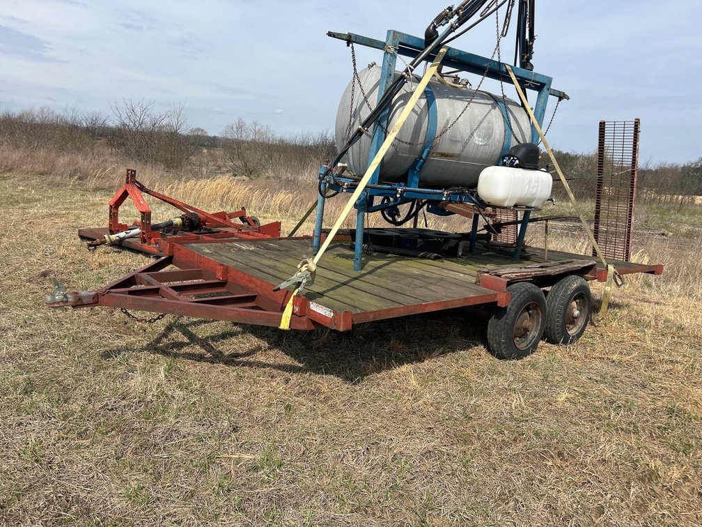 8’X15’ BUMPER PULL TRAILER