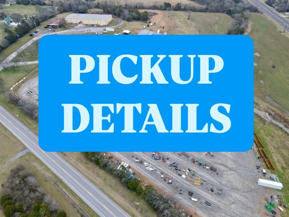 Pickup: Tuesday, March 17th, and Wednesday, March 18th, from 9-4 p.m. each day.