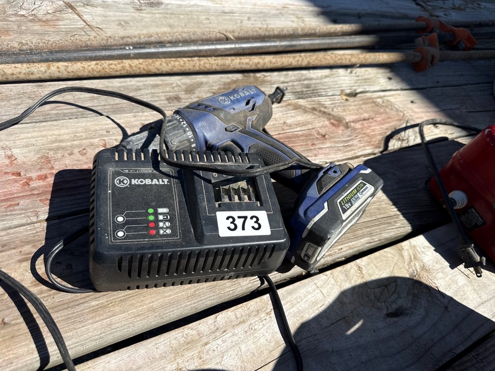 KOBALT CORDLESS DRILL AND CHARGER
