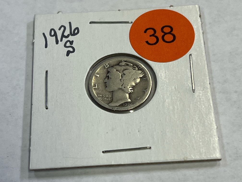 1926-S MERCURY DIME