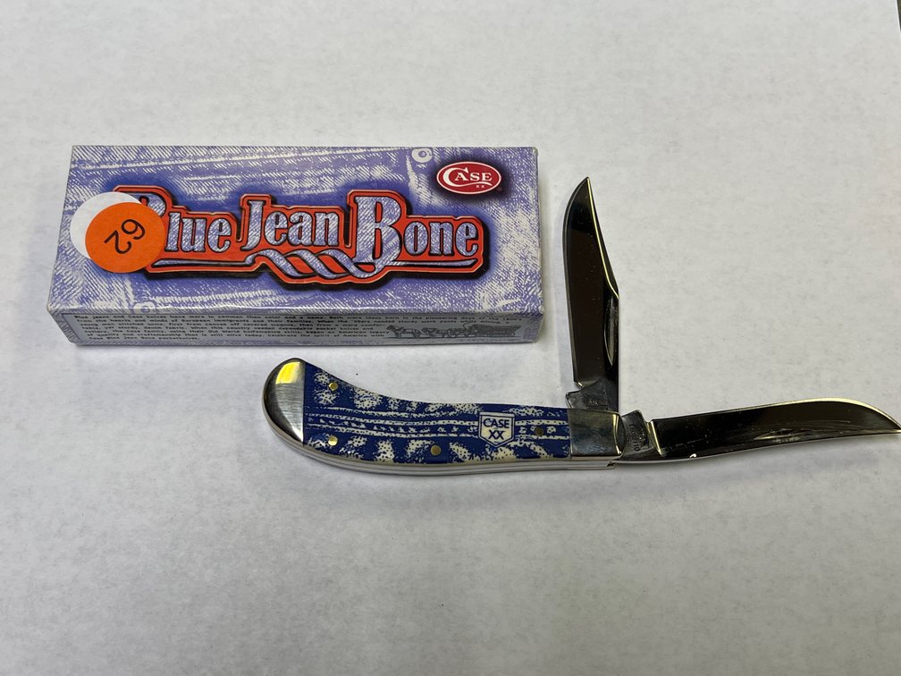 CASE XX BLUE JEAN BONE KNIFE