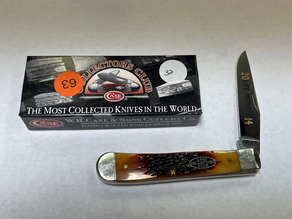 CASE XX 2014 LIFE MEMBER “XXPRESSO” TRAPPER KNIFE