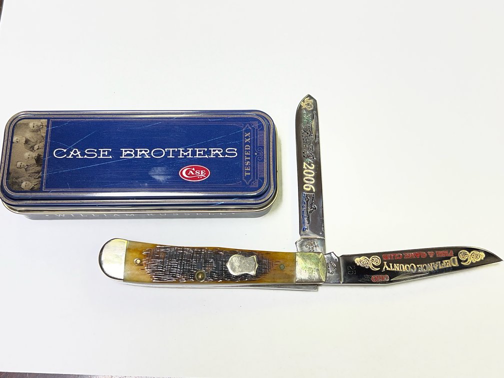 CASE XX USA 6254 SS KNIFE W/ TIN