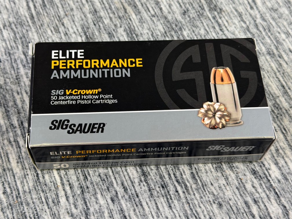 50 ROUNDS OF SIG SAUER 45AUTO AMMO
