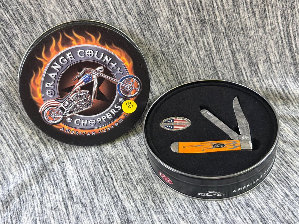 CASE XX ORANGE COUNTY CHOPPERS KNIFE IN TIN