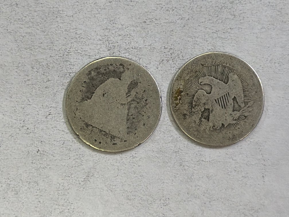 SEATED LIBERTY QUARTER DOLLARS