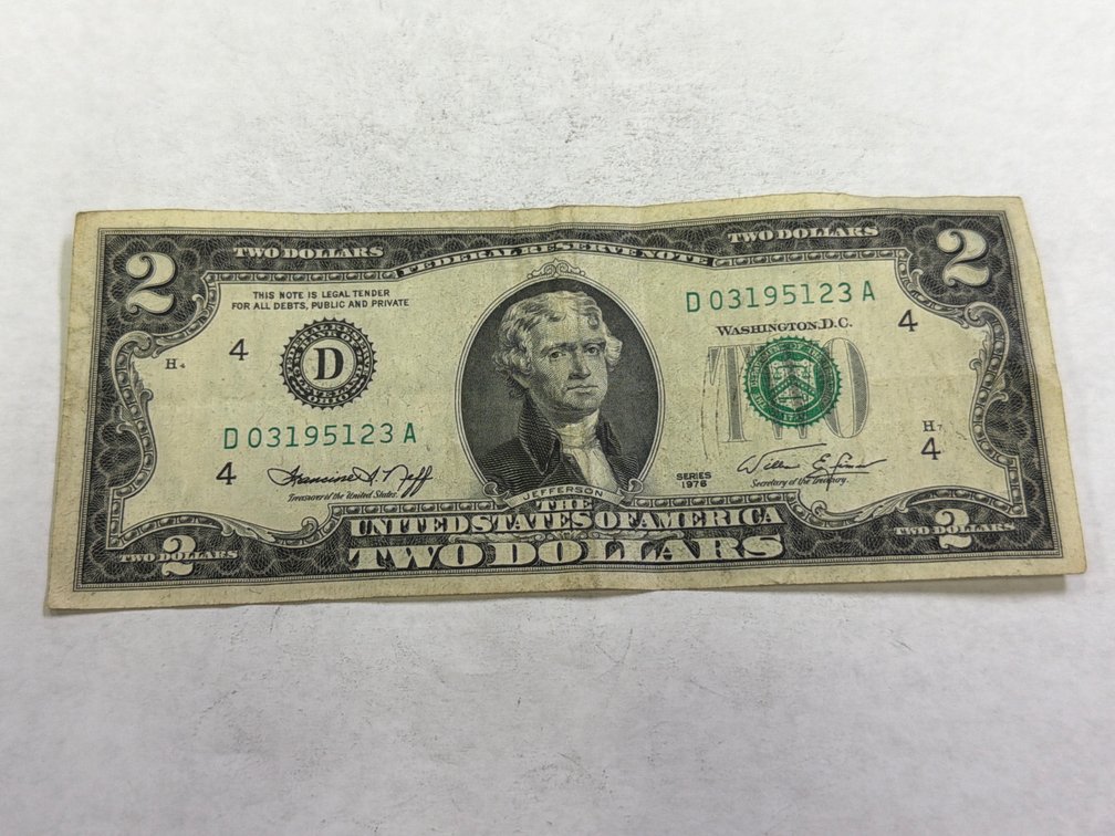TWO DOLLAR BILL SERIES 1976