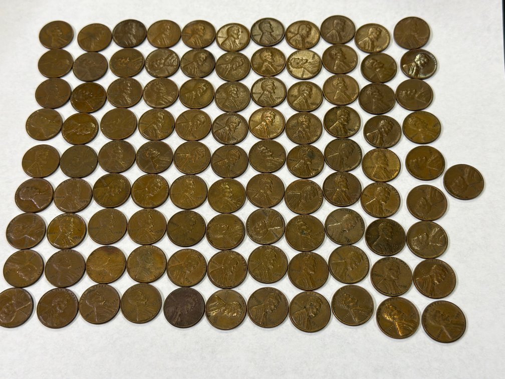 (100) WHEAT PENNIES