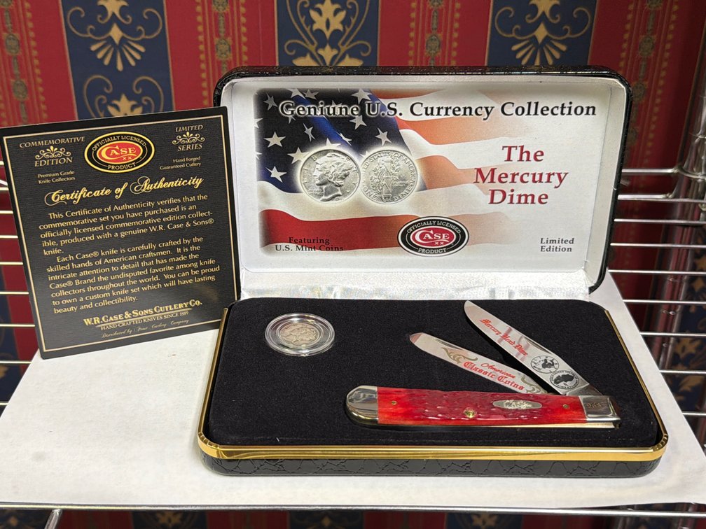 CASE XX MERCURY DIME /KNIFE SET