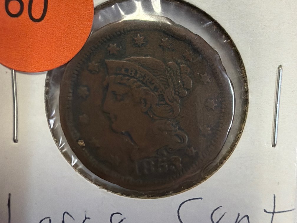 1853 LARGE CENT