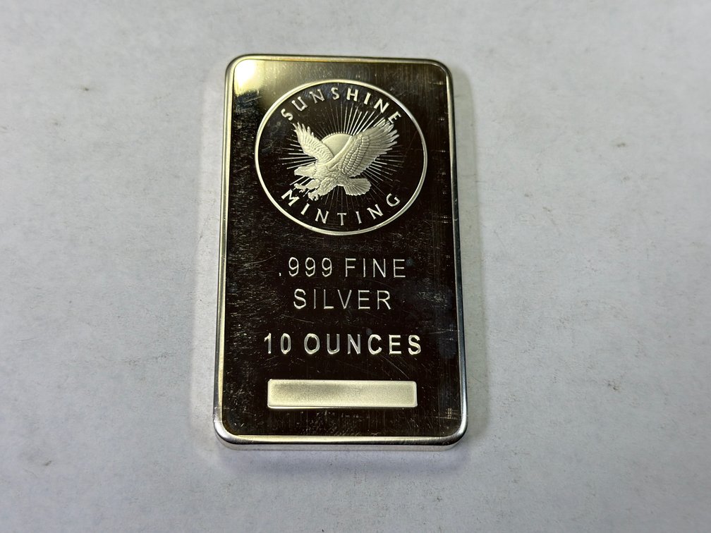10 OZ SILVER BAR