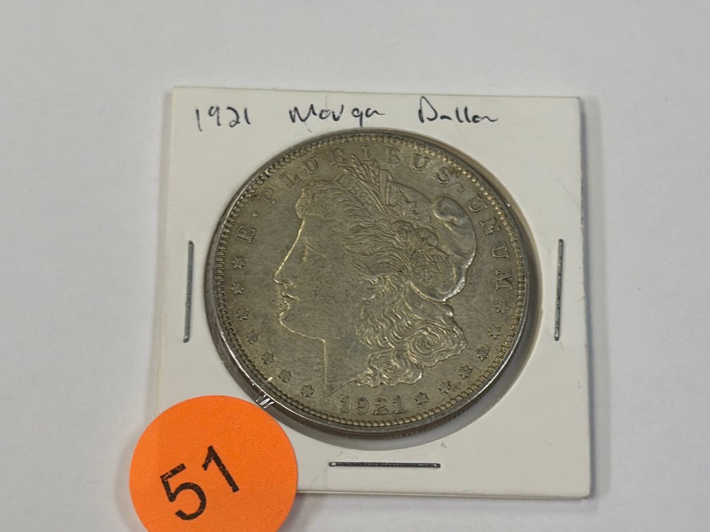 1921 MORGAN SILVER DOLLAR