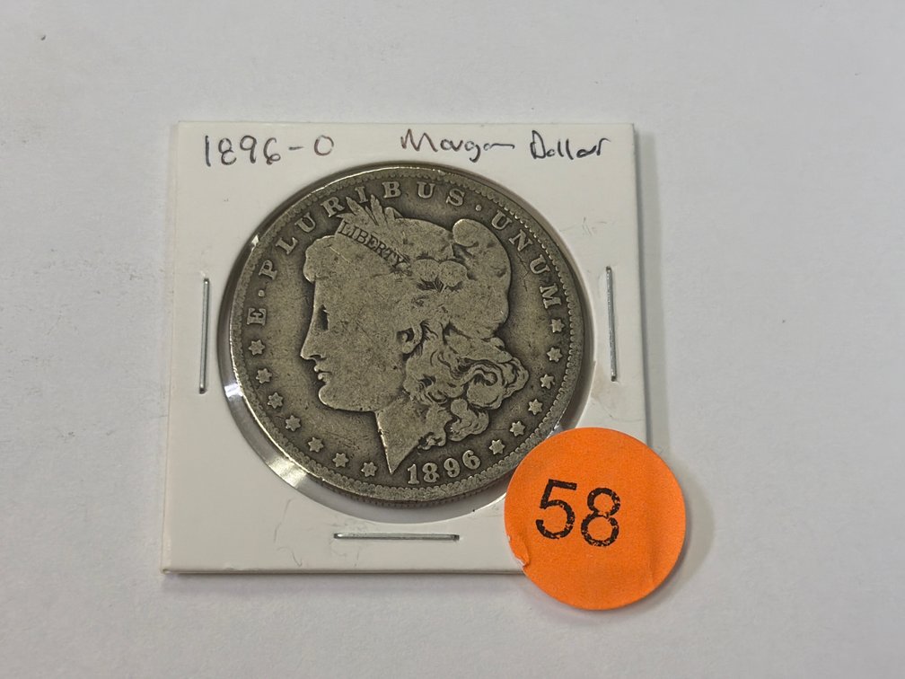 1896 O MORGAN SILVER DOLLAR