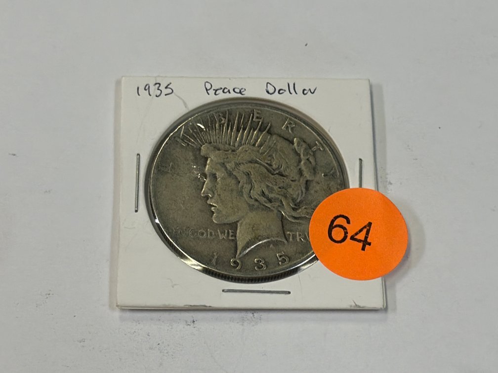 1935 SILVER PEACE DOLLAR