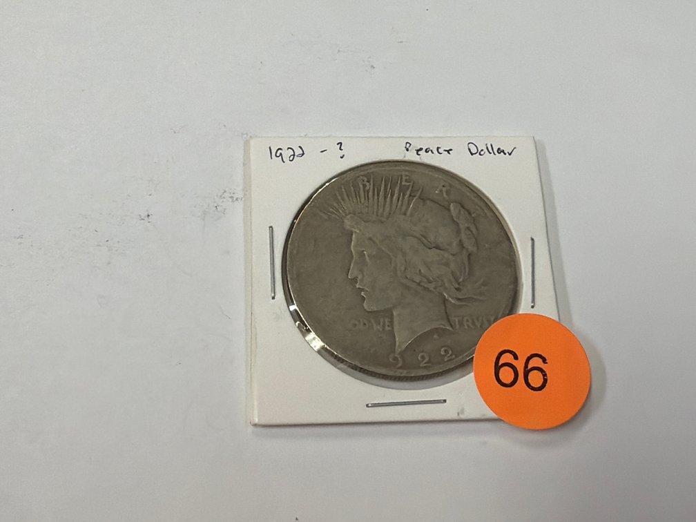 1922 SILVER PEACE DOLLAR