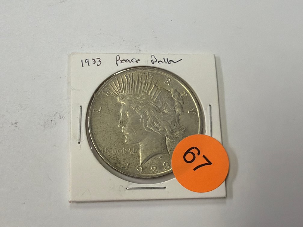 1923 SILVER PEACE DOLLAR