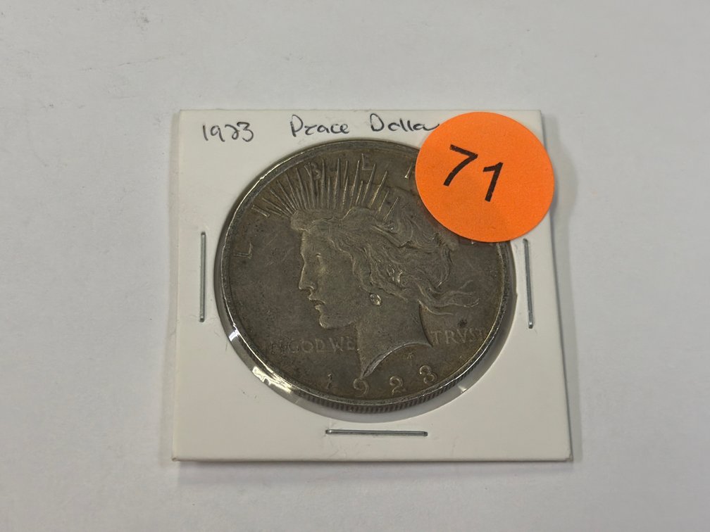 1923 SILVER PEACE DOLLAR
