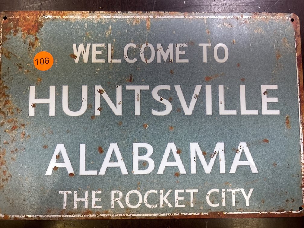 HUNTSVILLE ALABAMA SIGN