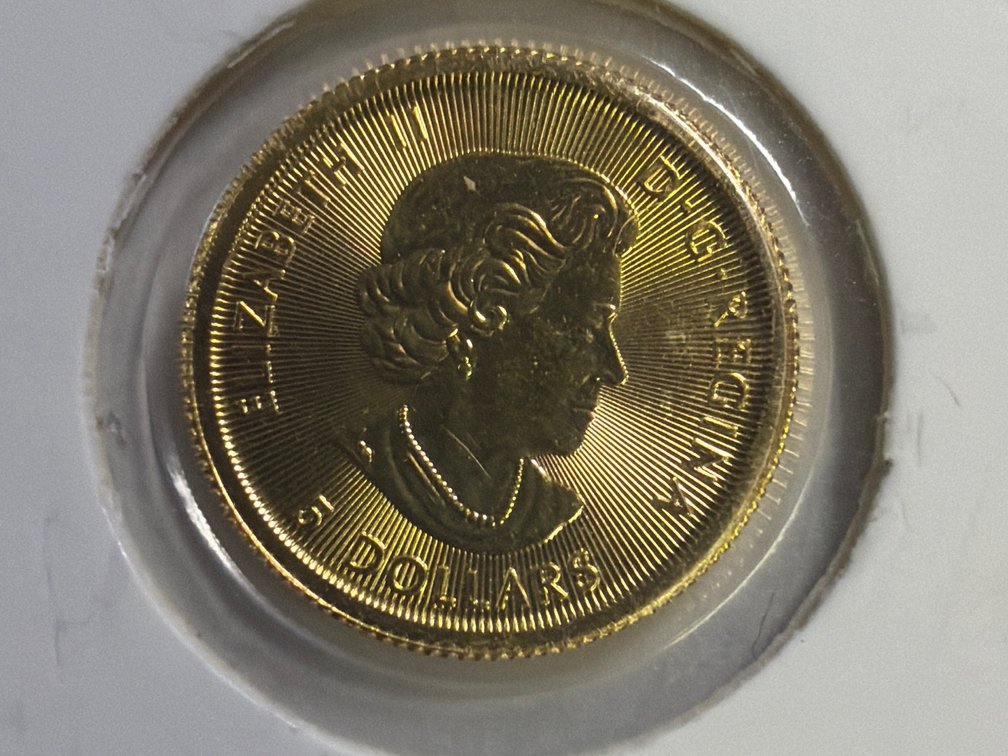 2018 $5 CANADA GOLD COIN