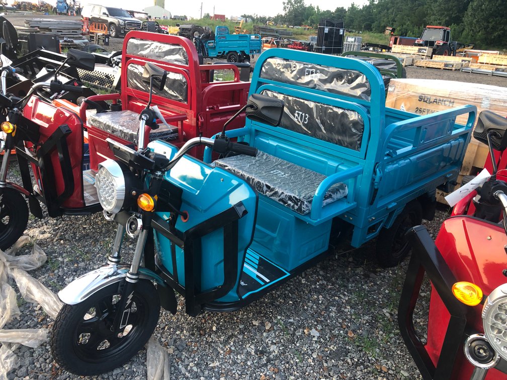 ELECTRIC TRICYCLE CART W DUMP BED