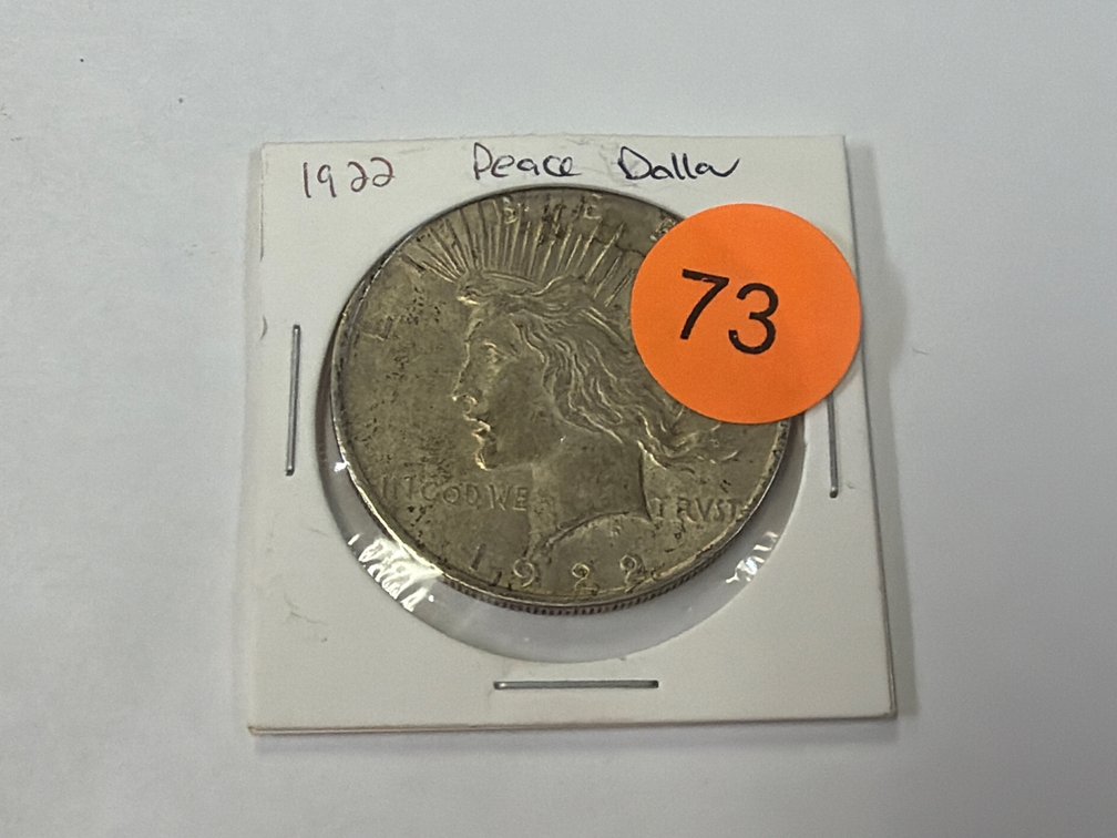1922 SILVER PEACE DOLLAR