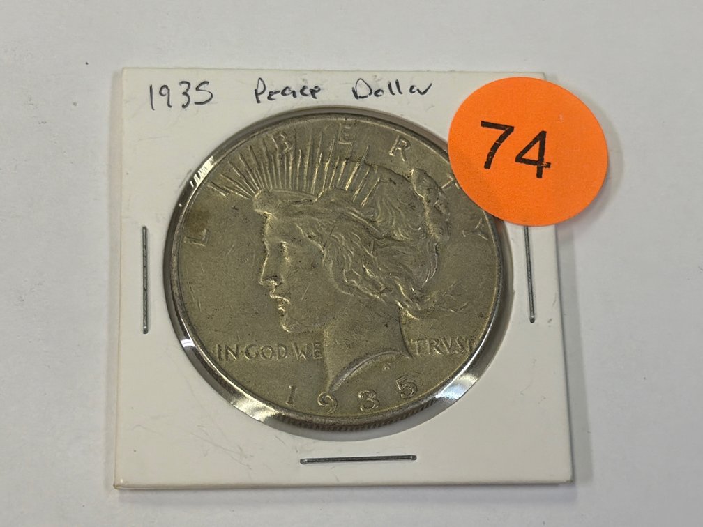 1935 SILVER PEACE DOLLAR