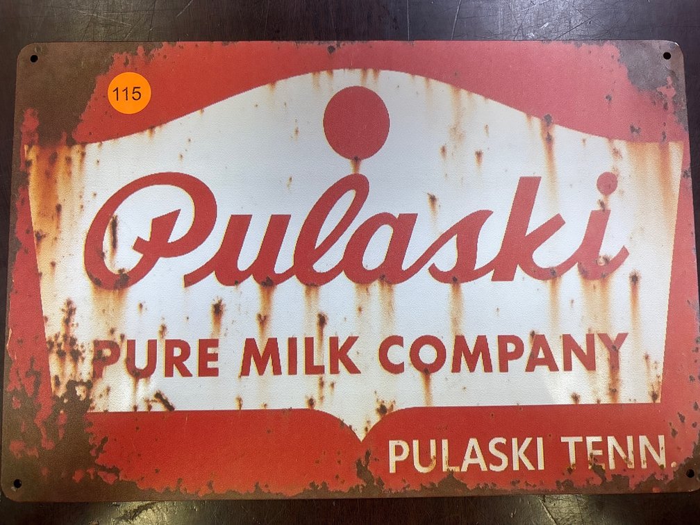 PULASKI TENNESSEE SIGN
