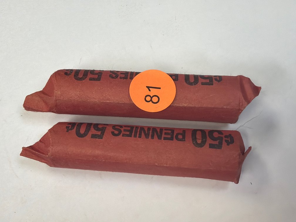 TWO ROLLS OF MIXED WHEAT PENNIES