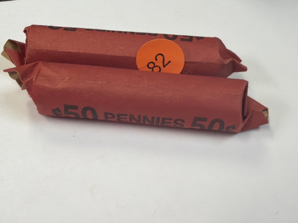 TWO ROLLS OF MIXED WHEAT PENNIES