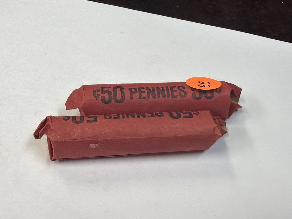 2 ROLLS OF MIXED WHEAT PENNIES