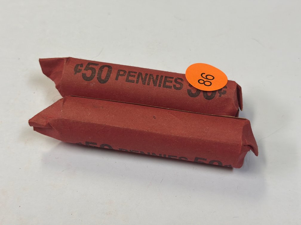 2 ROLLS OF MIXED WHEAT PENNIES