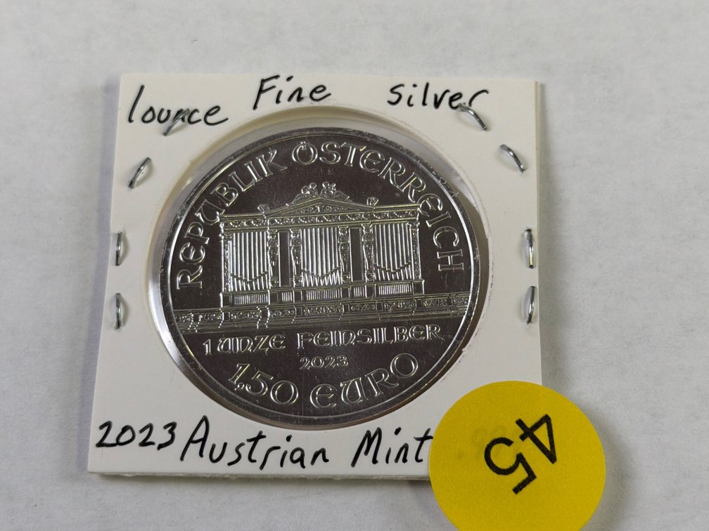 1 OZ 2023 AUSTRIAN SILVER PHILHARMONIC COIN