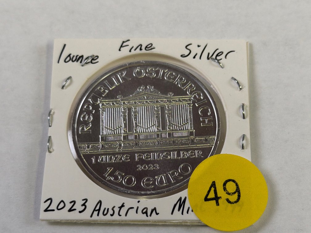1 OZ 2023 AUSTRIAN SILVER PHILHARMONIC COIN
