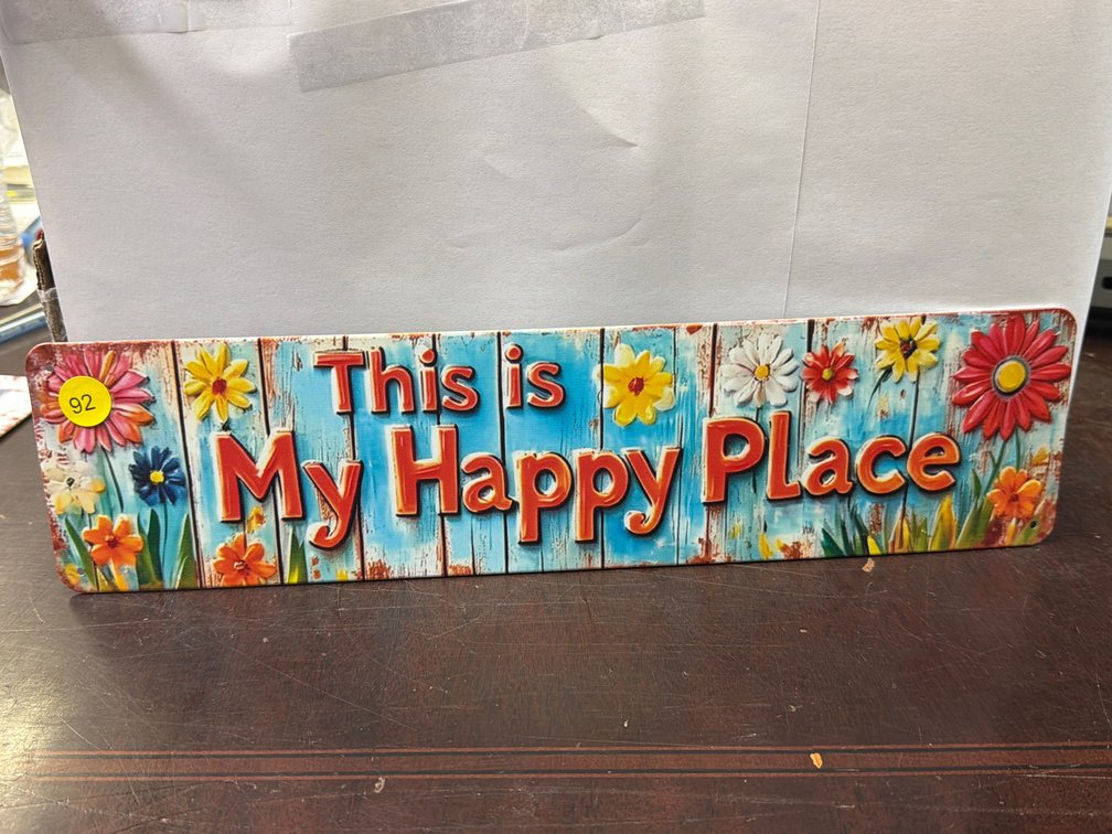 MY HAPPY PLACE SIGN
