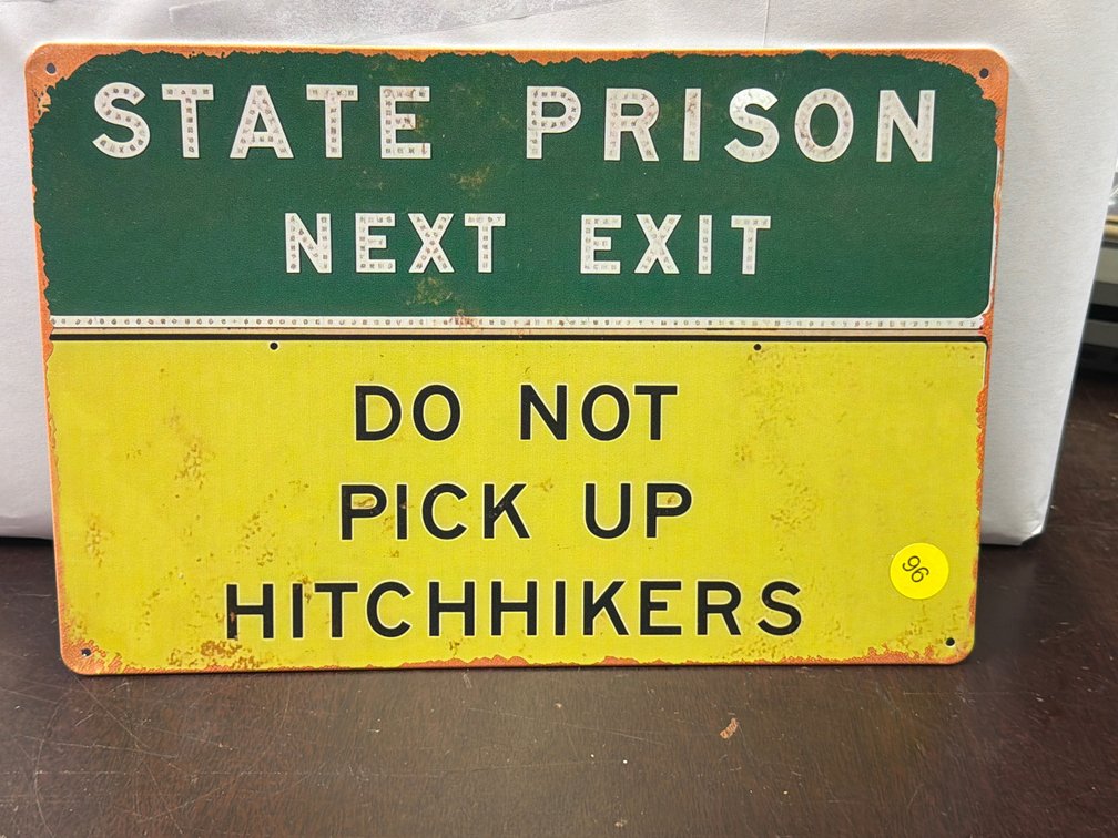 STATE PRISON SIGN