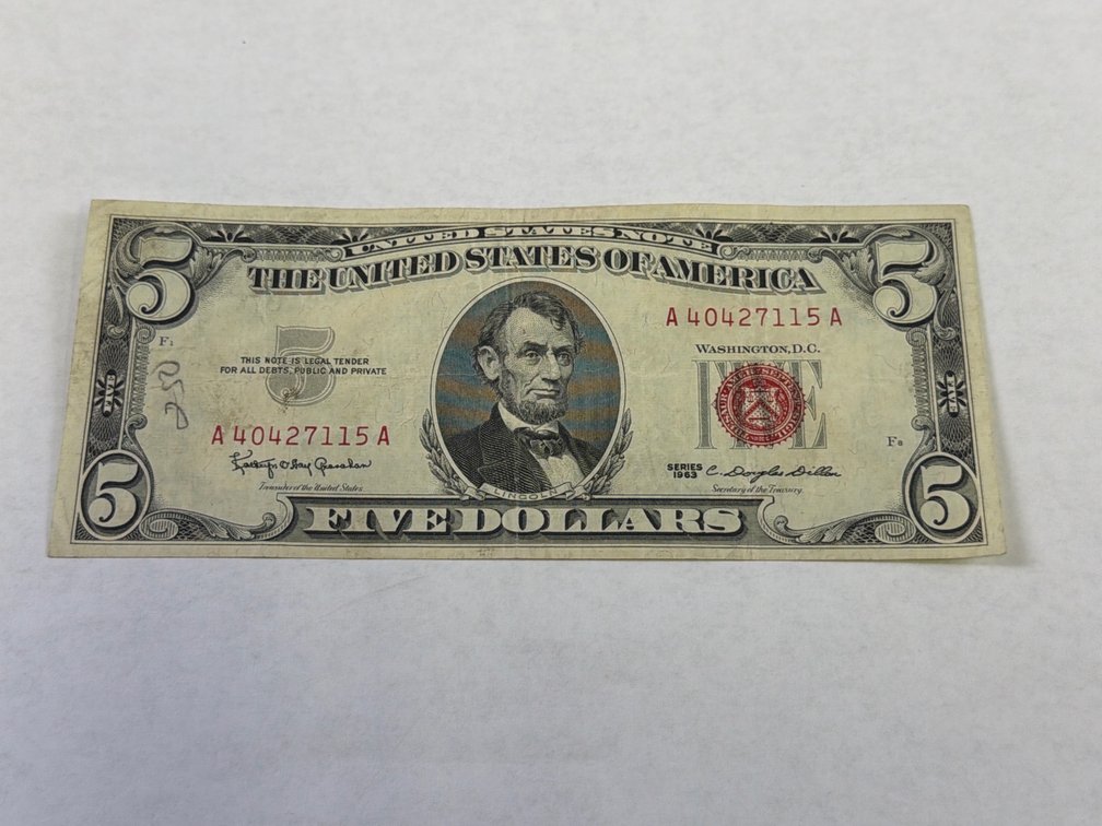 SERIES 1963 RED SEAL $5