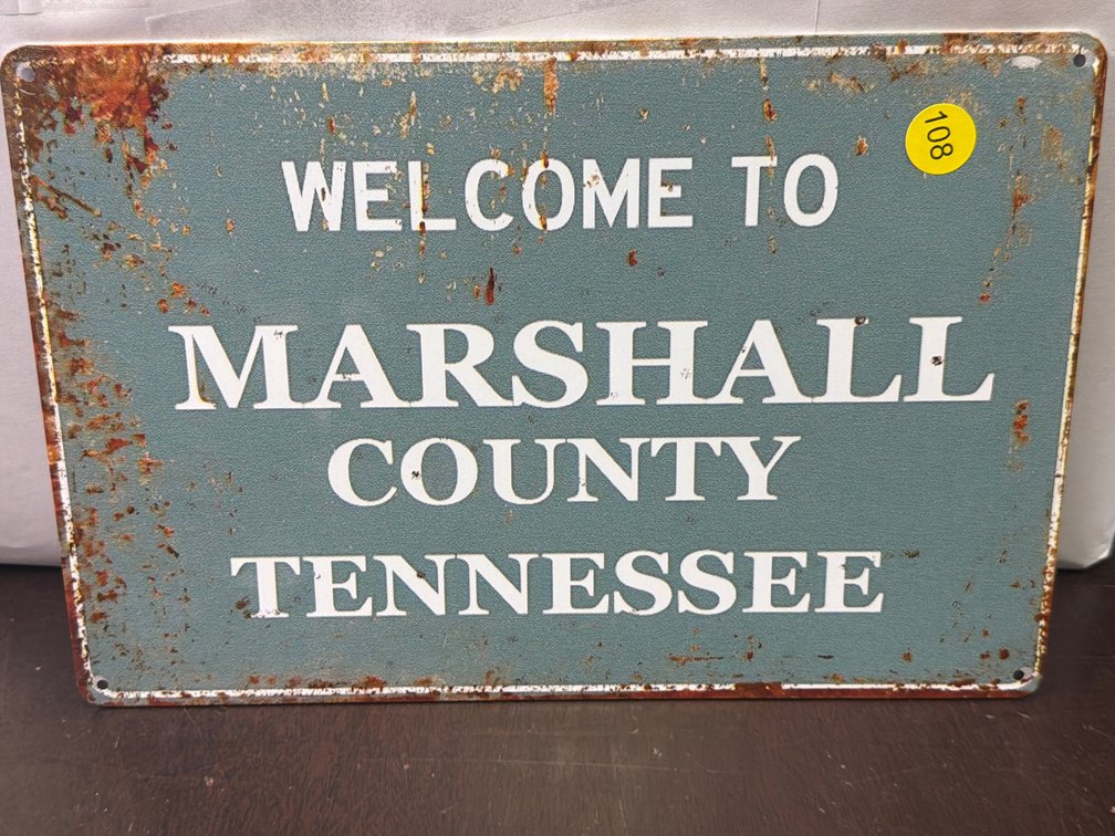 MARSHALL CO SIGN