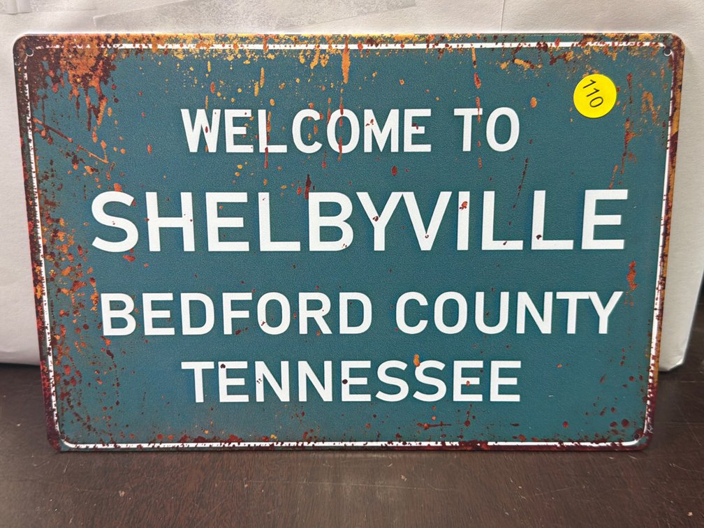 SHELBYVILLE SIGN