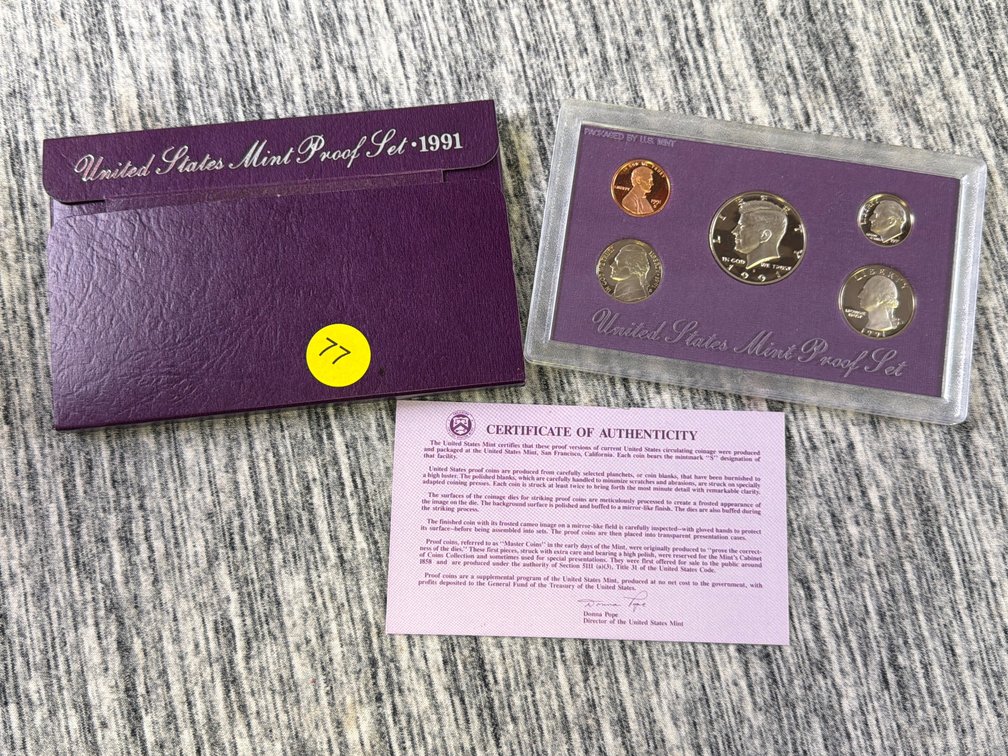 1991 US MINT PROOF SET